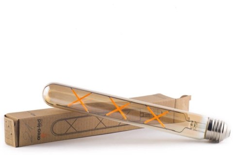 Żarówka vintage retro Edison Filament LED 6W T225 E27 2300K amber barwa ciepła