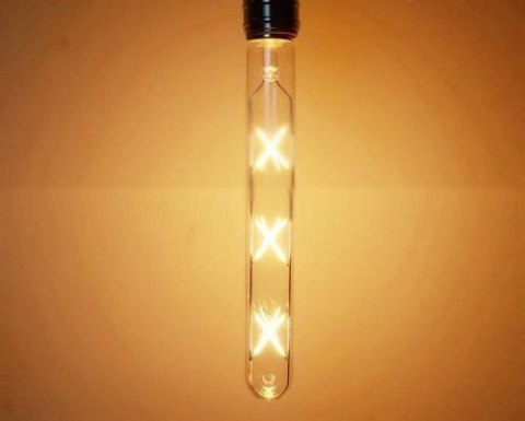 Żarówka vintage retro Edison Filament LED 6W T225 E27 2300K amber barwa ciepła