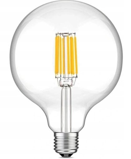 Żarówka vintage retro Edison Filament LED 8W G80 E27 2700K barwa ciepła