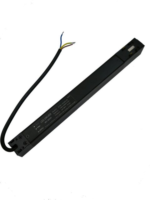 Zasilacz do szyny magnetycznej 1 fazowej wpinany czarny 200W 48V