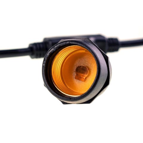 Zestaw girlanda ogrodowa żarówkowa 5m 5pkt+5szt żarówka Edison LED 8W A60 E27 2300K