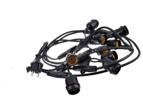 Zestaw girlanda ogrodowa żarówkowa 5m 5pkt+5szt żarówka vintage Edison LED 2W G45 E27 2300K