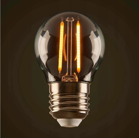 Zestaw girlanda świetlna ogrodowa 20m 20pkt + 20szt żarówka Edison LED 2W G45 E27 2700K ciepła