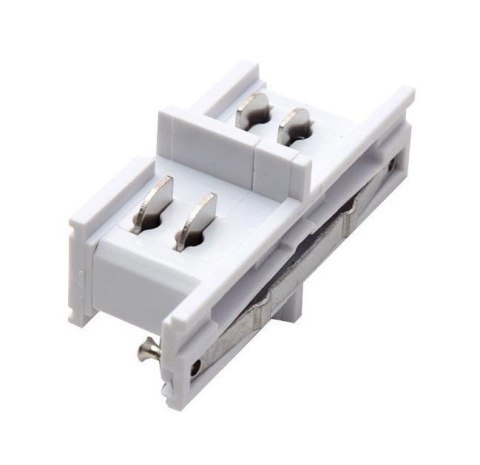 Złączka łącznik 3 fazowy do listwy szynowej kolor biały