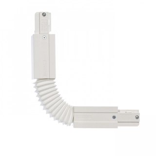 Złączka łącznik elastyczny 3 fazowy biały do listwy szynowej