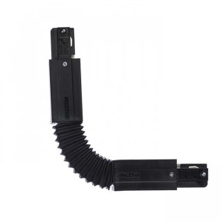 Złączka łącznik elastyczny 3 fazowy czarny do listwy szynowej