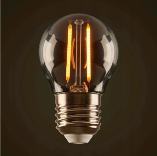 Girlanda balkonowa LED z żarówkami 10m 10pkt+10szt 2W G45 E27 2700K ciepła